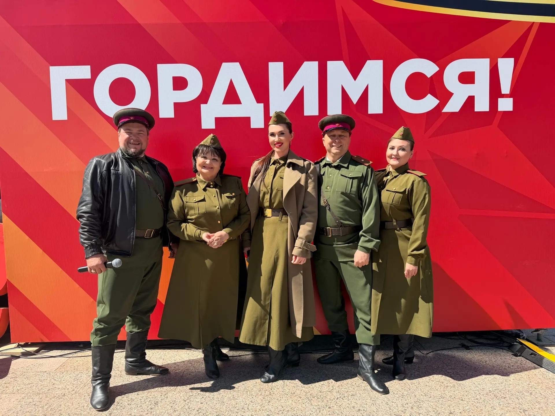 9 мая госансамбль «Волга» выступил с праздничной концертной программой «Песни Победы: память и гордость»